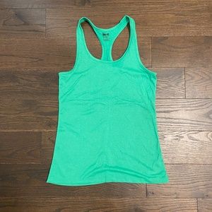 Nike green racerback top